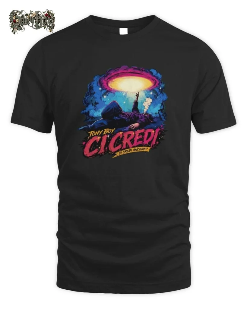 Tony Boy Ci Credi UFO Graphic T-Shirt