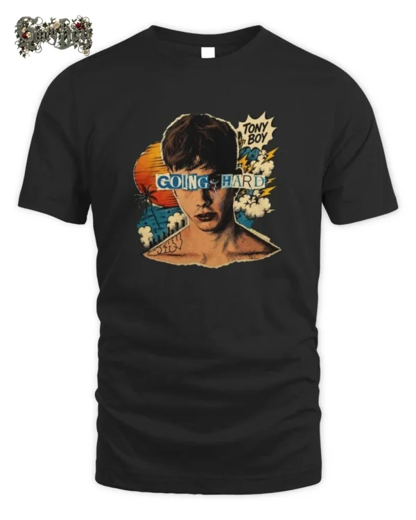 Tony Boy Going Hard Comic Portrait T-Shirt
