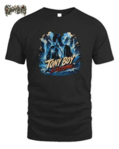 Tony Boy Lacrime Waterfall Graphic T-Shirt