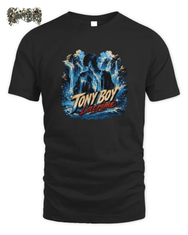 Tony Boy Lacrime Waterfall Graphic T-Shirt