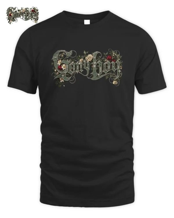 Tony Boy Gothic Lettering Streetwear T-Shirt