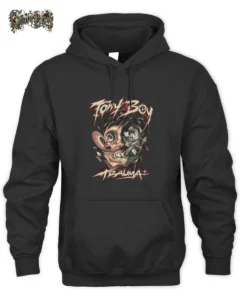 Tony Boy Trauma Gothic Design Hoodie