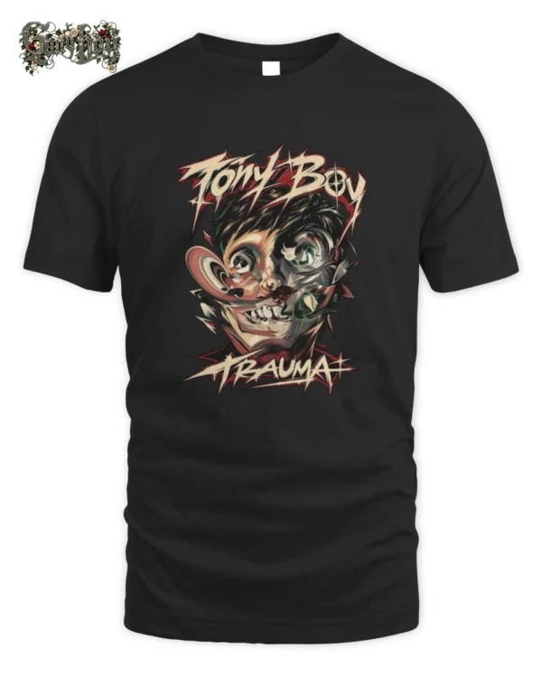 Tony Boy Trauma Gothic Design T-Shirt