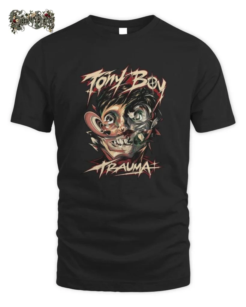 Tony Boy Trauma Gothic Design T-Shirt