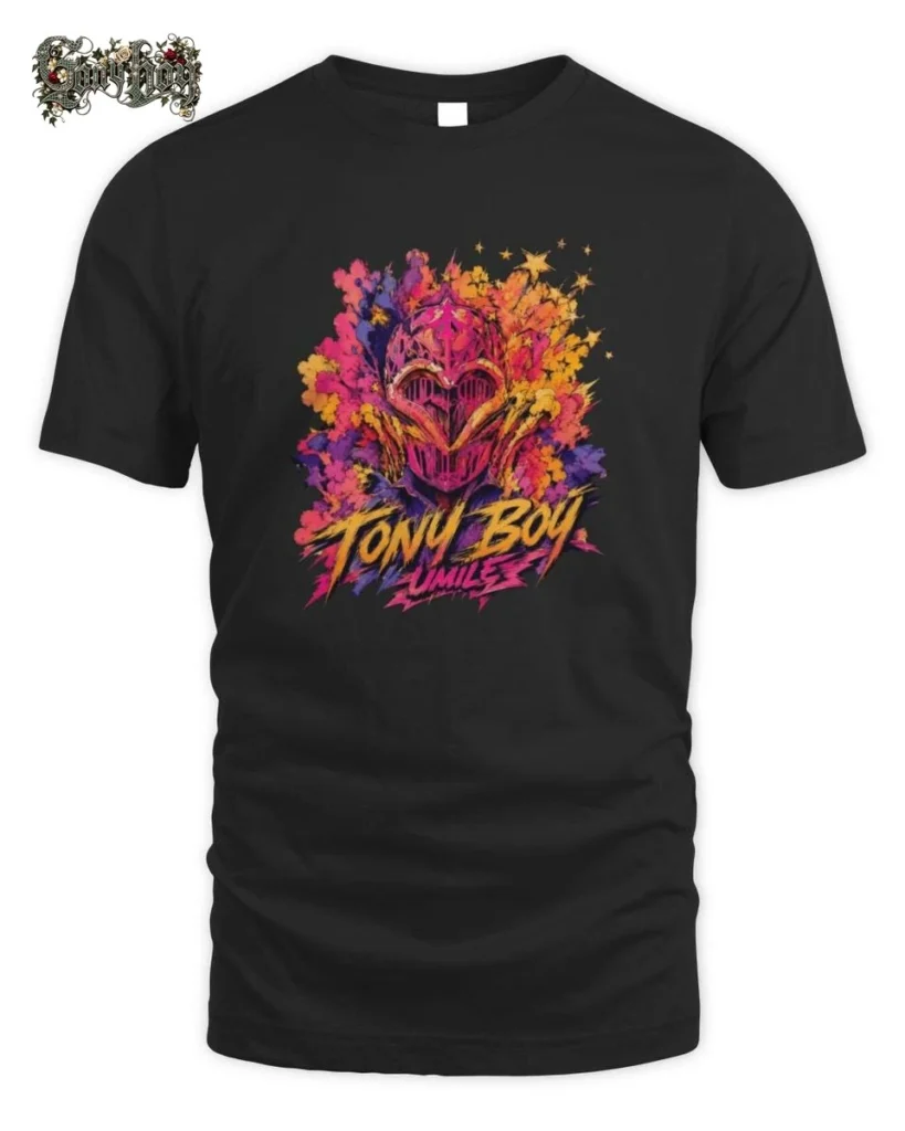 Tony Boy Umile Mask Abstract T-Shirt